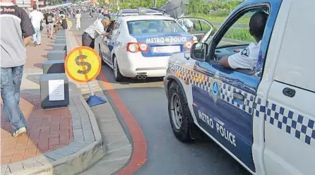  ?? | Supplied ?? It has been proposed that the metro police hike traffic fines to boost revenue.