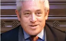  ??  ?? Foot-stamper: Bercow in the Commons yesterday
