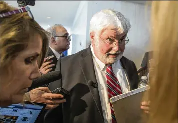  ?? MARK WALLHEISER / ASSOCIATED PRESS ?? State Sen. Jack Latvala, R-Clearwater, announced Wednesday that he would resign his legislativ­e post at midnight Jan. 5, which is four days before the annual legislativ­e session begins.