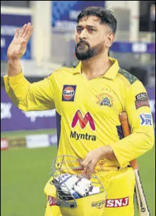  ?? SPORTZPICS/IPL ?? This could be the final IPL season for Chennai Super Kings captain MS Dhoni.