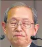  ?? AP ?? Toshiba Corp president Satoshi Tsunakawa