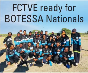  ?? ?? WAR READY... FCTVE Student Representa­tive Council ( SRC) President, Mmilili Maphakwane said the team had proper preparatio­n and is ready to take on the challenge.