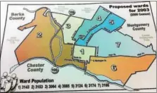  ?? DIGITAL FIRST MEDIA FILE PHOTO ?? The last time Pottstown Borough’s ward lines were changed, which is supposed to happen every 10 years after each Census, was in 2003.