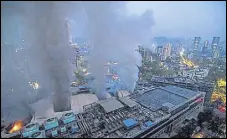  ?? PRATIK CHORGE/HT FILE ?? Recent fire in a Bhandup mall has brought the fire safety of hospitals to limelight. Fire spread to Sunrise Hospital, a dedicated Covid hospital, located on the third floor.