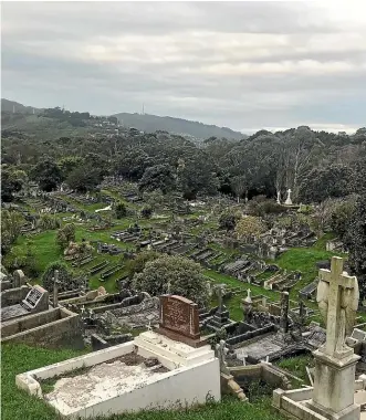  ?? SIOBHAN DOWNES/ STUFF ?? When you have had your fill of delicious food in the capital, walk it off with a trip to Karori Cemetery, an unlikely tourist attraction in the city.