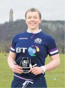  ??  ?? Proud Megan Kennedy is hoping to add to her cap collection during the tournament