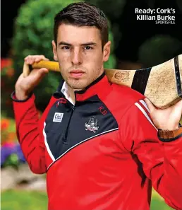  ?? SPORTSFILE ?? Ready: Cork’s Killian Burke