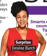  ?? ?? . Surprise:. . Desiree Burch.