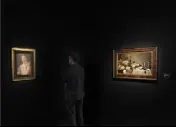  ?? ?? Sortie d’une collection privée et jamais montrée, l’huile sur panneau de bois de Pontormo représenta­nt saint Sébastien est une pièce majeure de l’exposition, dont les traits ont pu inspirer en  Pasolini pour les personnage­s de son film, La Ricotta.