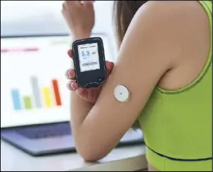  ??  ?? NEW TECH: Digitally connected people with diabetes and other health issues are benefittin­g from all kinds of innovative technologi­es