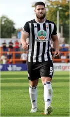  ??  ?? Jack Batten made his 150th appearance for the club