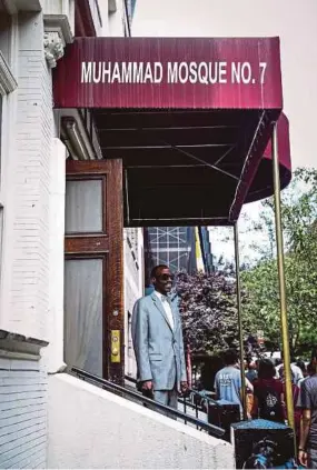  ?? NYT PIC ?? Muhammad Mosque No. 7, which belongs to the Nation of Islam, once led by Malcolm X, is one of the stops on Katie Merriman’s walking tour in Harlem.