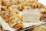  ?? ?? This photograph shows “Crookies”, a traditiona­l French croissant mixed with a cookie dough, in the pastry shop of French pastry chef Stephane Louvard in Paris.