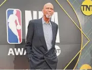  ?? Rich Fury / TNS ?? Kareem Abdul-Jabbar attends the 2019 NBA Awards in Santa Monica, California.