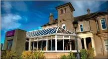  ??  ?? AWARD-WINNING: Fairfield House Hotel is the perfect stop off for walkers on the Ayrshire Coastal Trail.