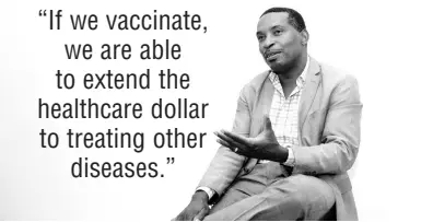  ?? ?? “The process did not come cheap. We used resources that we could have given to heart or cancer patients”: Dr Carl Bruce, chief of medical staff at UHWI.