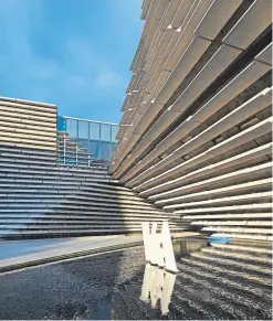  ??  ?? Unesco delegates will visit the showpiece V&amp;A Dundee.