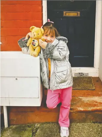  ?? CHARLOTTE LIEBLING/LOVED BEFORE ?? “Our stuffed animals help teach children the importance of giving something that's second-hand a second chance,” says Charlotte Liebling, here in a childhood photo.