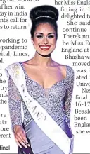  ??  ?? SASH At 2019 Miss World final