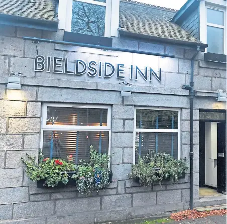  ??  ?? FOOD FOR THOUGHT: Lunch was courtesy of Paul Clarkson and the team at the Bieldside Inn, delivered to the door in