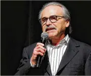  ?? AP ?? David Pecker, CEO of American Media, which publishes the National Enquirer, has been granted immunity by federal prosecutor­s, media outlets have reported.