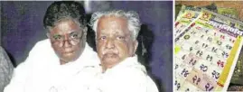  ?? ?? Kalnirnay founders Jayantrao Salgaonkar (foreground) and his son Jayraj. Jayantrao passed away in 2013.