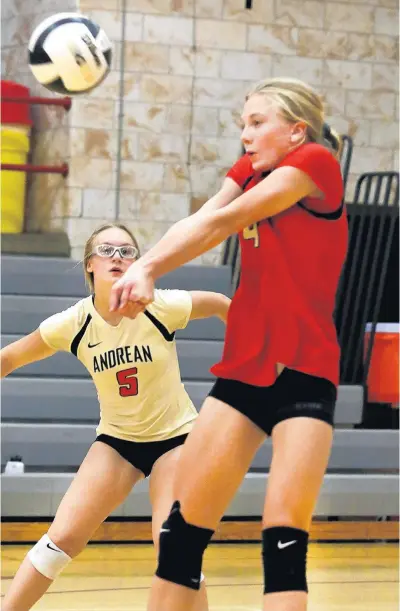  ?? JOHN SMIERCIAK / POST-TRIBUNE ?? Andrean’s Marin Sanchez passes the ball during the 2020 Class 2A Andrean Sectional championsh­ip match against Illiana Christian. Sanchez and the 59ers play Western Boone on Saturday for the 2021 state title.