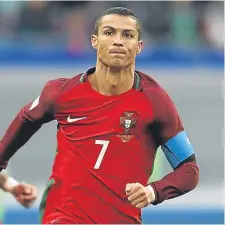  ??  ?? Cristiano Ronaldo’s Portugal drew 2-2 with Mexico.