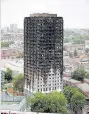  ??  ?? SHELL Grenfell Tower