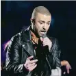  ??  ?? Umjubelter Gesangsauf­tritt in der Halbzeit: Superstar Justin Timberlake.