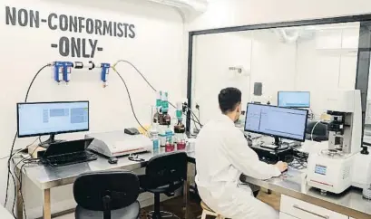  ?? Mané Espinosa ?? Laboratori­o de la startup Heura en Barcelona