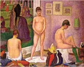  ?? ?? El más caro, ‘Les Poseuses, Ensemble (petite version)’, de Georges Seurat, se vendió por 149 millones.