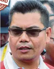  ??  ?? Datuk Seri Jamal Yunos