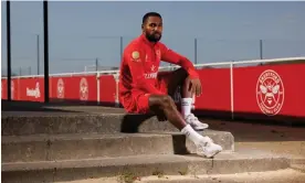  ?? Photograph: Tom Jenkins/The Guardian ?? Rico Henry pictured at Brentford’s training ground. ‘One of my big dreams is to play internatio­nal football,’ he says.