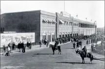  ?? FILE PHOTO ?? The opening of Fenway Park is seen in 1912, with a current view seen below. It is disappoint­ing that fans likely won’t be able to make memories at the historic park this year due to the coronaviru­s.