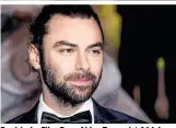  ??  ?? Der irische Film-Beau Aidan Turner ist 16 Jahre jünger als der derzeitige „007“Daniel Craig