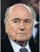  ??  ?? Sepp Blatter