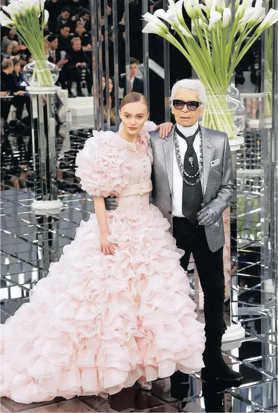  ??  ?? GERMAN haute couture designer Karl Lagerfeld died on Tuesday at the age of 85.