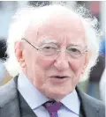  ??  ?? Election hope: Michael D Higgins