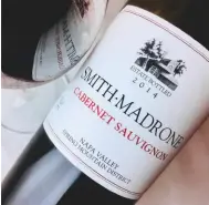  ??  ?? Below: Smith-Madrone’s Spring Mountain Cabernet Sauvignon 2014