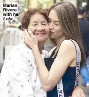  ??  ?? Marian Rivera with her Lola