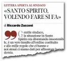  ??  ?? La lettera aperta a Palazzo Vecchio di Riccardo Zucconi pubblicata sul «Corriere Fiorentino» di sabato