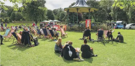  ??  ?? The Smile Concert returns to Mowbray Park’s bandstand today.