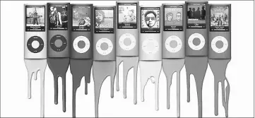  ??  ?? Apple demoted the iPod’s placement in its retail stores a couple of years ago. — Apple photo