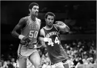  ?? Associated Press file photo ?? Virginia’s basketball program gave us one of the sport’s greatest players in Ralph Sampson, left, and its two biggest upsets, by Division II Chaminade and the world’s most famous 16 seed in UMBC.