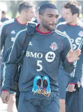  ?? — POSTMEDIA NEWS FILES ?? Toronto FC defender Ashtone Morgan has been with the club or its Academy since 2010.