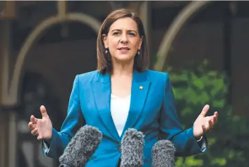  ?? Picture: AAP ?? CHANGE NEEDED: Sam Cox says it’s not Deb Frecklingt­on’s time to be Premier.