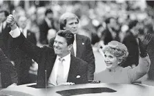 ?? The Associated Press ?? President Ronald Reagan, shown during his 1981 inaugural parade, partly launched his political career by taking aim at the University of California.