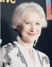  ?? RICHARD SHOTWELL/INVISION 2019 ?? Helen Mirren will receive the Screen Actors Guild’s 57th Life Achievemen­t Award.