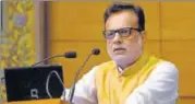  ?? PTI ?? Revenue Secretary Hasmukh Adhia said GST will be reviewed on an ongoing basis, and he wishes to see the 28% rate reduced